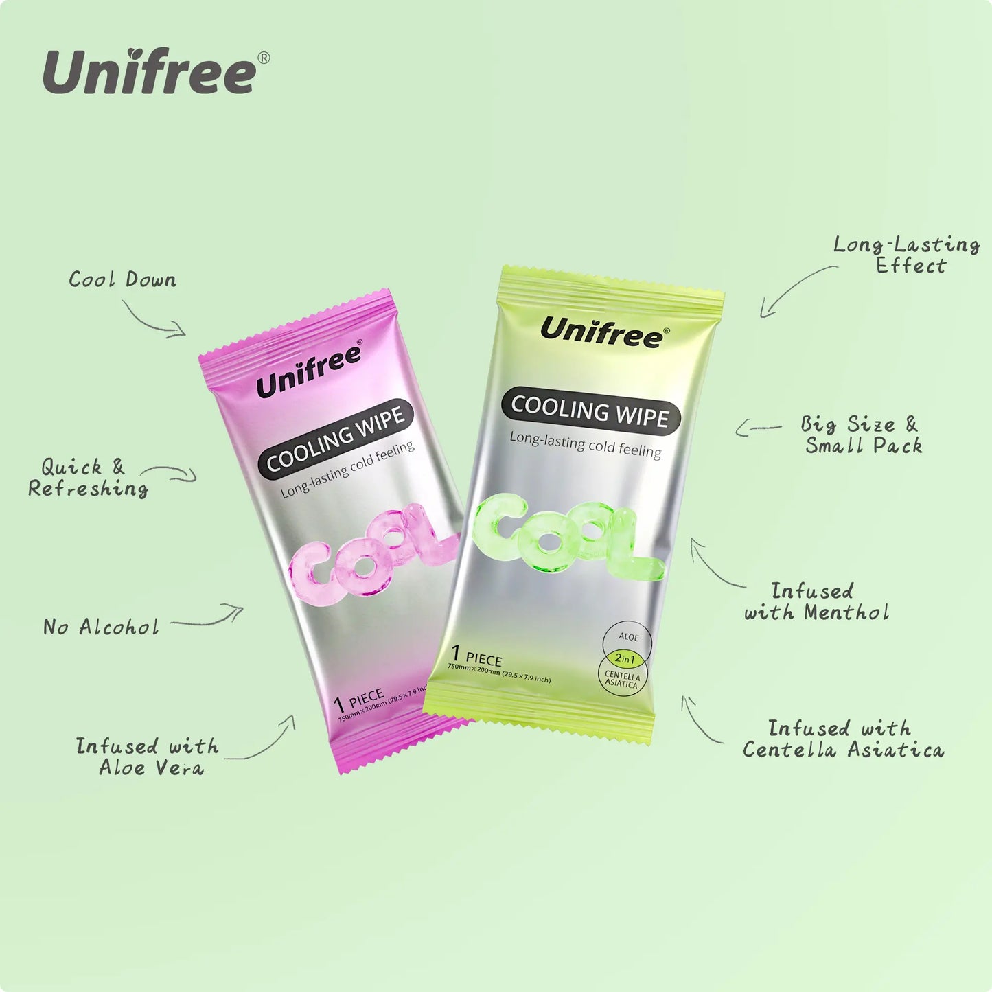 Unifree Cooling Towels & XL Menthol Cooling Wipes, Instant & Long Lasting Cooling Relief for Hot Weather & Summer Heat, Outdoor, Long Drives, Game day & Beach, DealsForYouDays, summerwins
