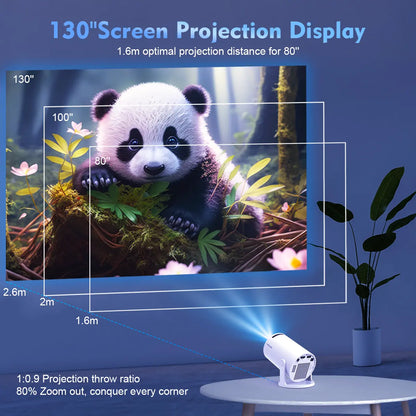 Limited Time Offer — Double Up & Save! 🔥Portable Smart Mini Projector with WiFi 6 & Bluetooth 5.4