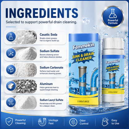 BUY MORE SAVE MORE⚡Femmekin Powerful Sink & Drain Cleaner