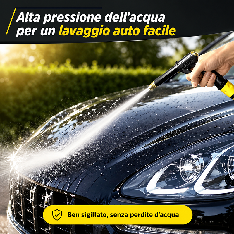 High Pressure Garden Hose Sprayer for Car Wash Pet Cleaning and Outdoor Use