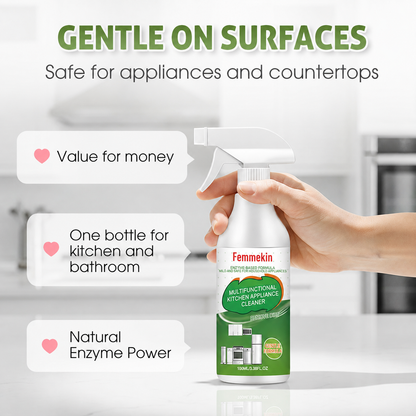 🍋 Femmekin Kitchen Enzyme Cleaner – Powerful Degreasing, Long-Lasting Freshness