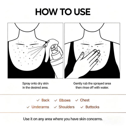 Peel Shot - Kojic + Turmeric Body Peel Spray