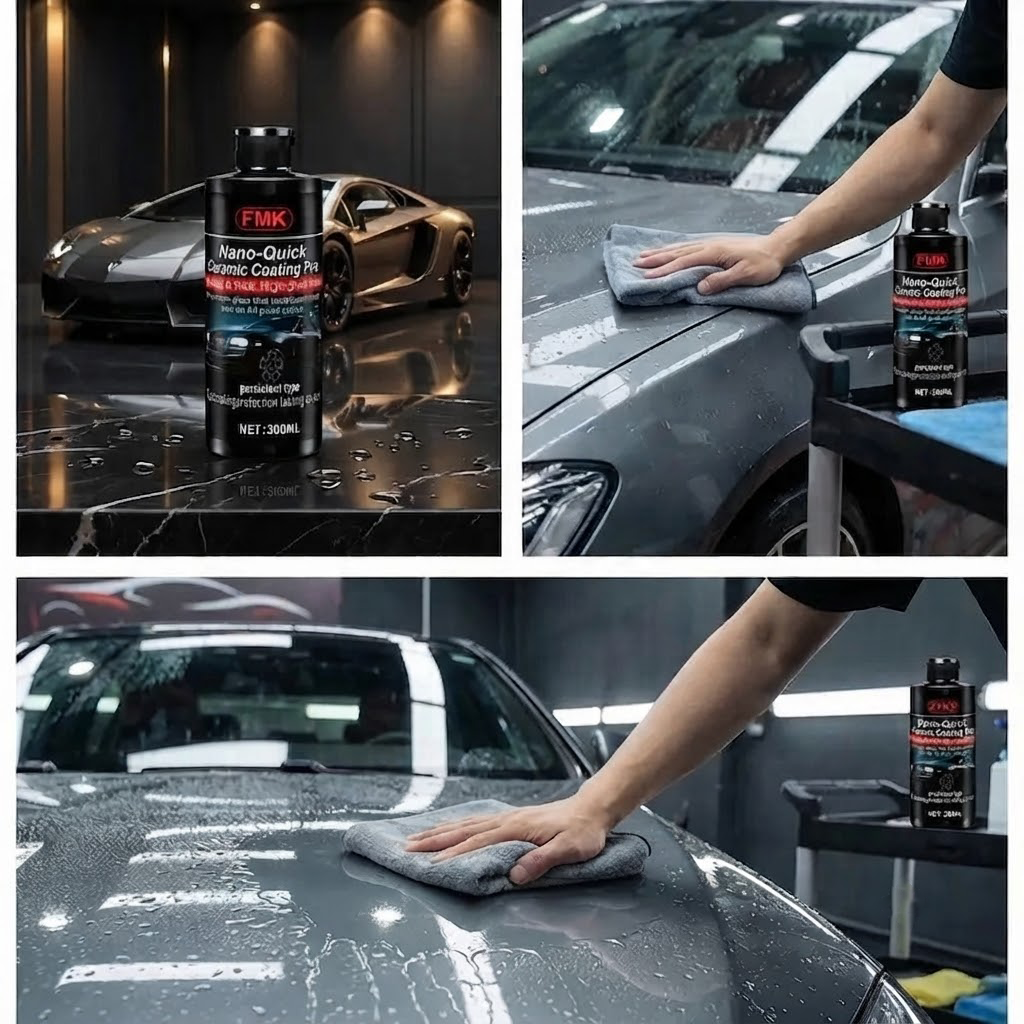 Nano-Quick Ceramic Coating for Cars - Dust-Proof & Glossy