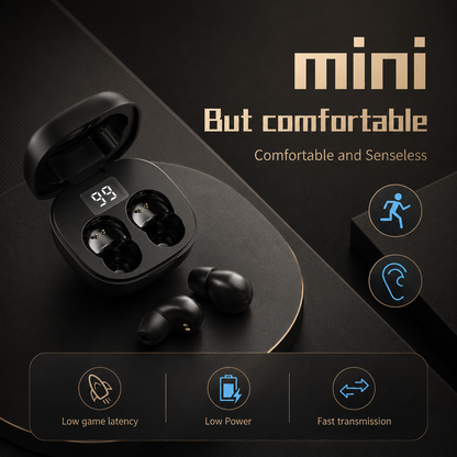 Ultra Small Invisible Sleep Earbuds for Side Sleepers with 25 Hour Battery