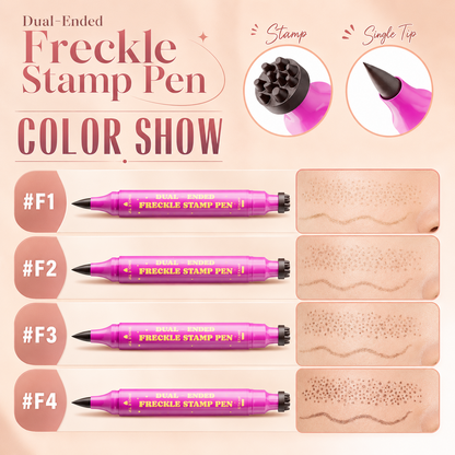 2 in 1 Waterproof Faux Freckle Stamp & Fine Tip Pen
