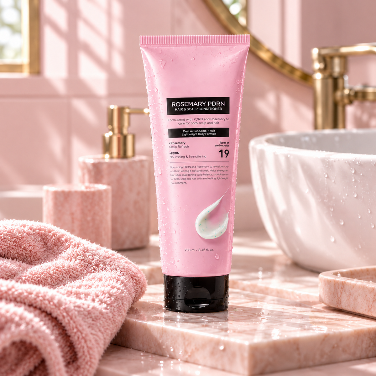 Rosemary PDRN Scalp & Hair Strengthening Care Set