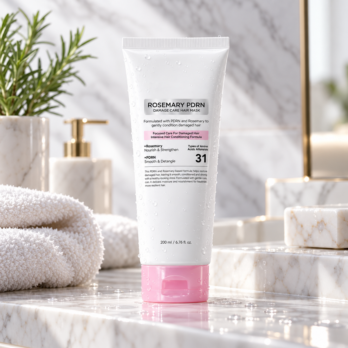 Rosemary PDRN Scalp & Hair Strengthening Care Set