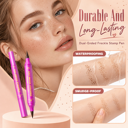 2 in 1 Waterproof Faux Freckle Stamp & Fine Tip Pen
