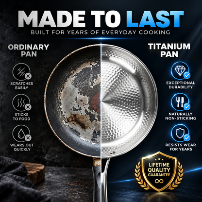 Femmekin Pure Titanium Frying Pan – Durable High-Heat Everyday Cookware