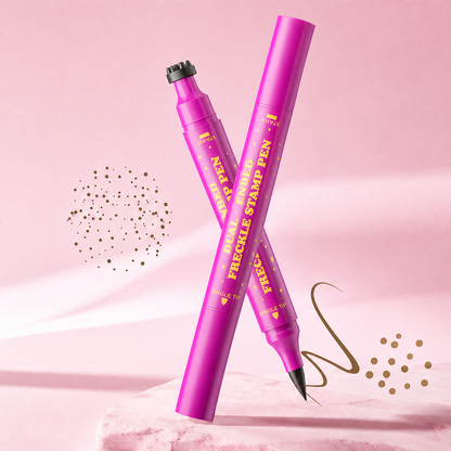 2 in 1 Waterproof Faux Freckle Stamp & Fine Tip Pen