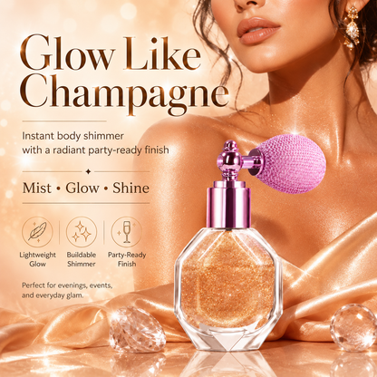 Magic Shimmer Highlighter Spray for Face, Body and Hair