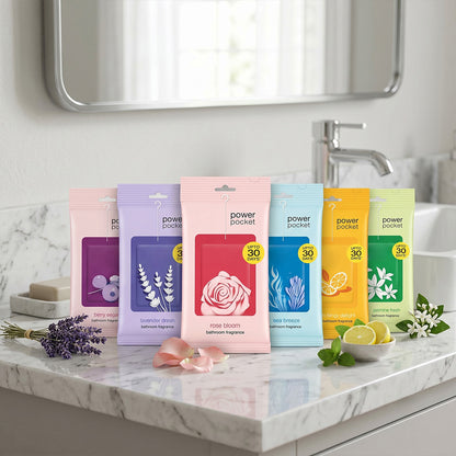 Hanging Air Freshener 6 Pack Lemon, Rose ,Fresh ,Berry, Lavender and Jasmine Scents