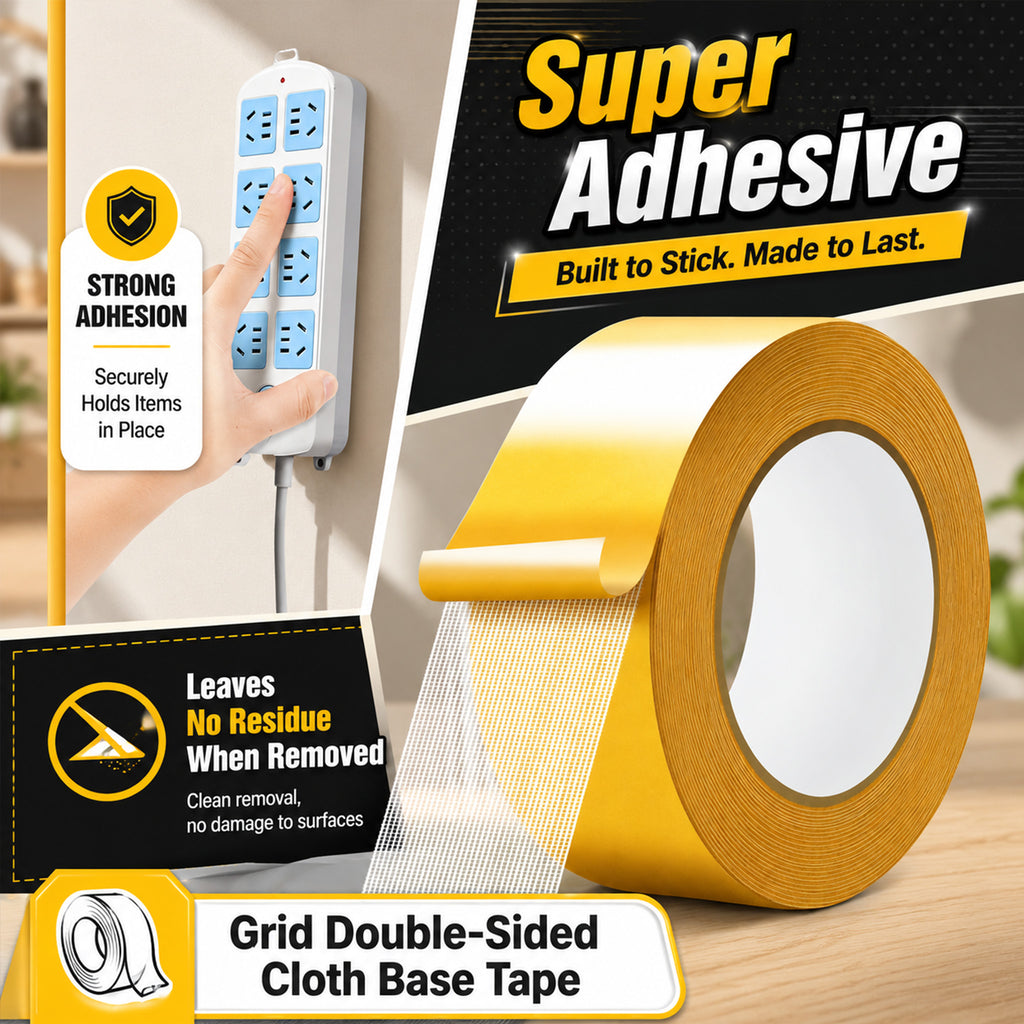 Heavy Duty Removable Double Sided Tape for Home Carpet and Wall Use