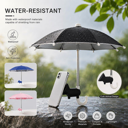 Universal Phone Umbrella Sun Shade Stand with Suction Cup