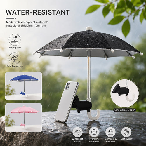 Universal Phone Umbrella Sun Shade Stand with Suction Cup