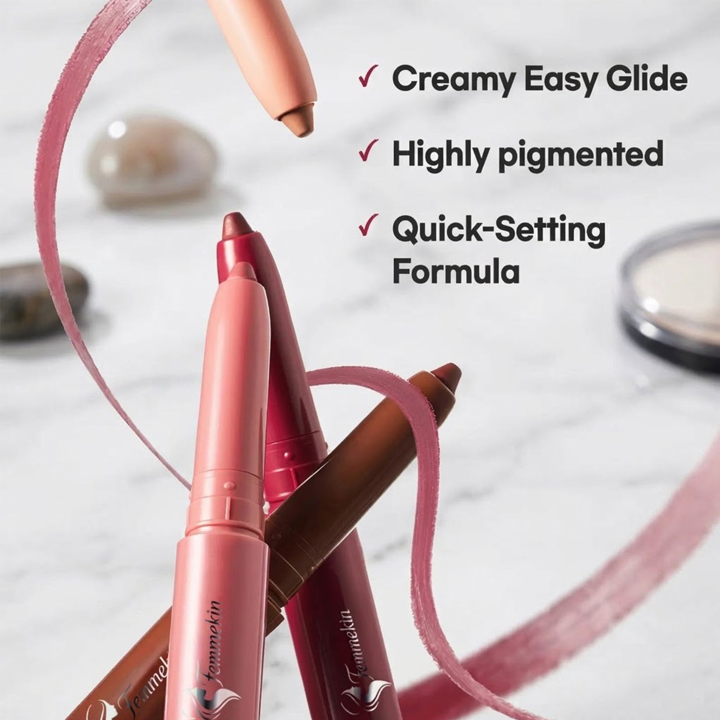 Creamy Glide Lip Liner Smooth Blendable Color