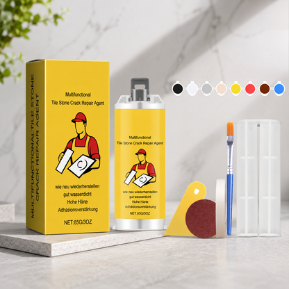 Quick Drying Tile Repair Glue Kit for Wall and Floor Cracks