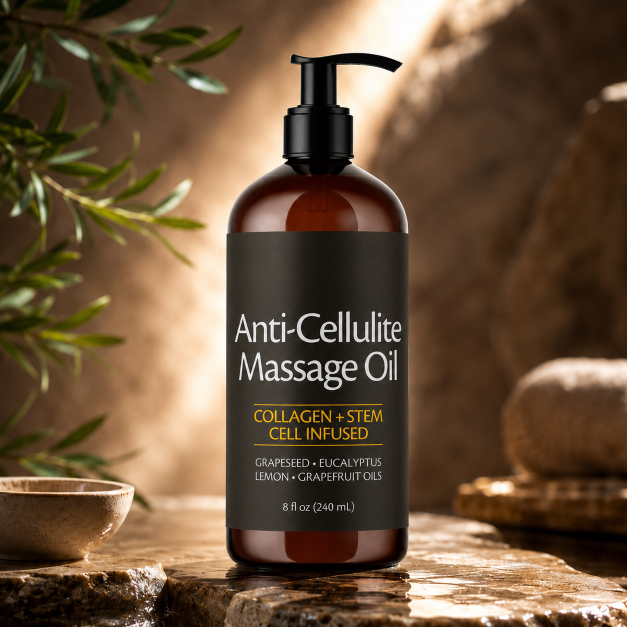 Firming Body Massage Oil with Collagen and Plant Extracts