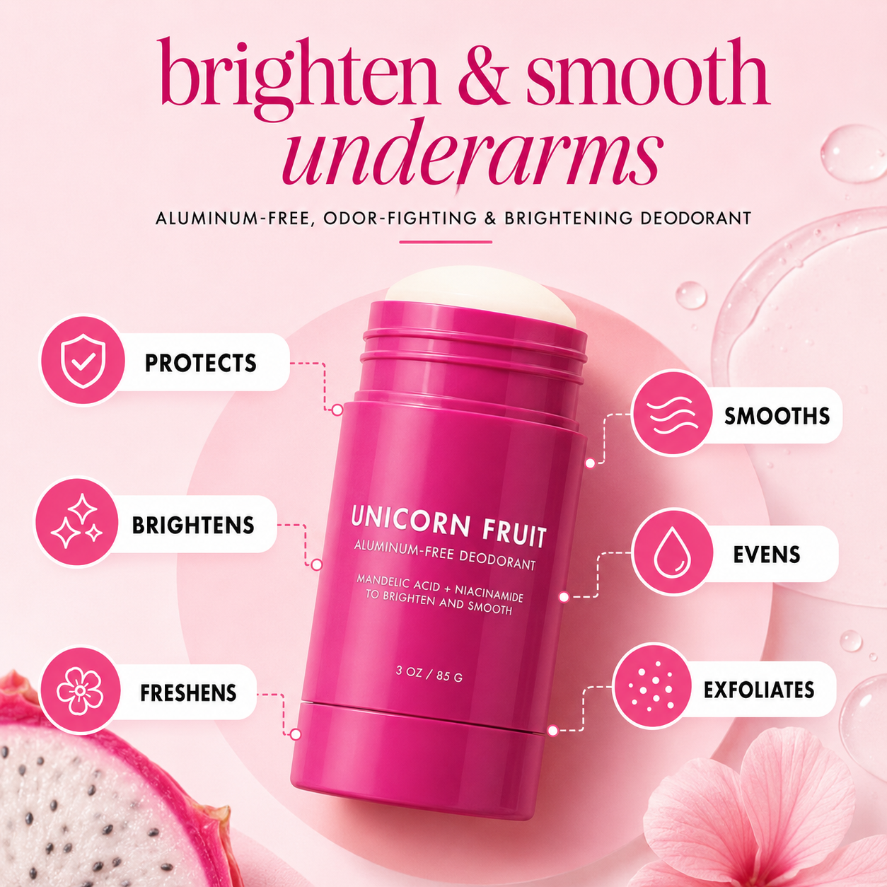 Aluminum-Free Deodorant for Bright & Fresh Skin