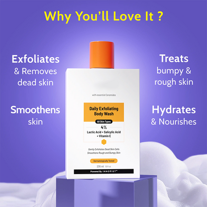 Exfoliating Body Wash for Smooth & Renewed Skin – 236ml