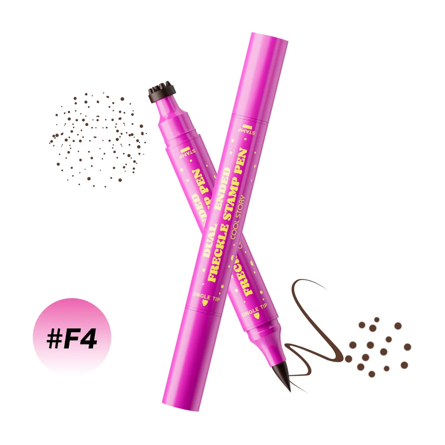Waterproof Freckles Pen: Faux Freckle Stamp and Fine Tip Eyeliner for Realistic, Long-Lasting Freckles and Effortless Makeup, Perfect for Daily Wear and Cosplay,back to school