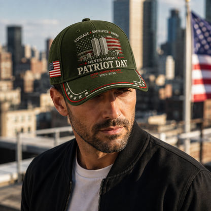 🦅Early Bird 49% OFF🔥Never Forget PATRIOT DAY 25th Anniversary Memorial Cap