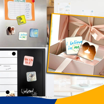 Magnetic Photo Frames 2x2 Acrylic DIY Magnets for Crafts and Decor