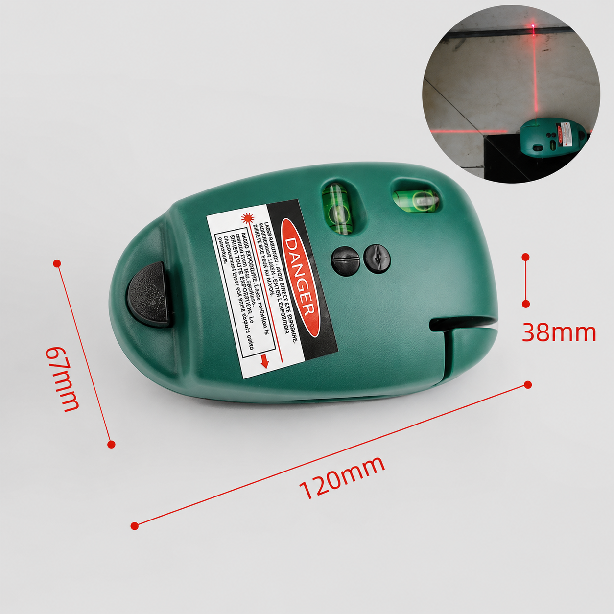 90° Infrared Laser Level for Tiling Framing and DIY Projects
