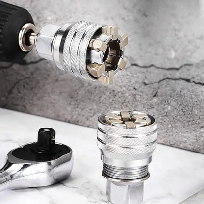 Universal Socket Wrench Tool for Ratchet Power Drill and Home Repair