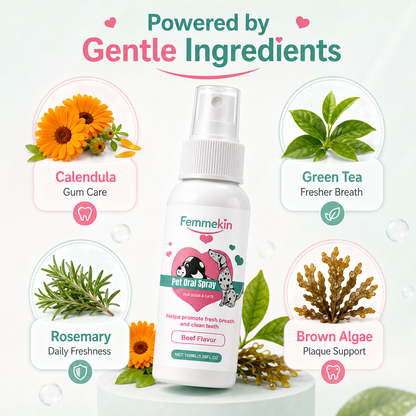 Femmekin Pet Tartar Control & Fresh Breath Oral Spray