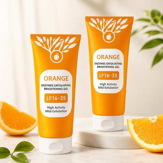 Orange Exfoliating Face and Body Gel Scrub