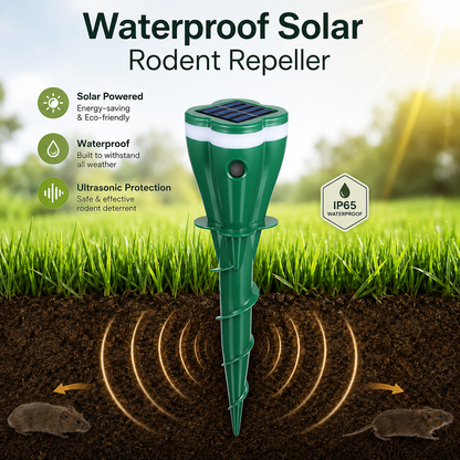Waterproof Solar Rodent Repeller - Buy more save more