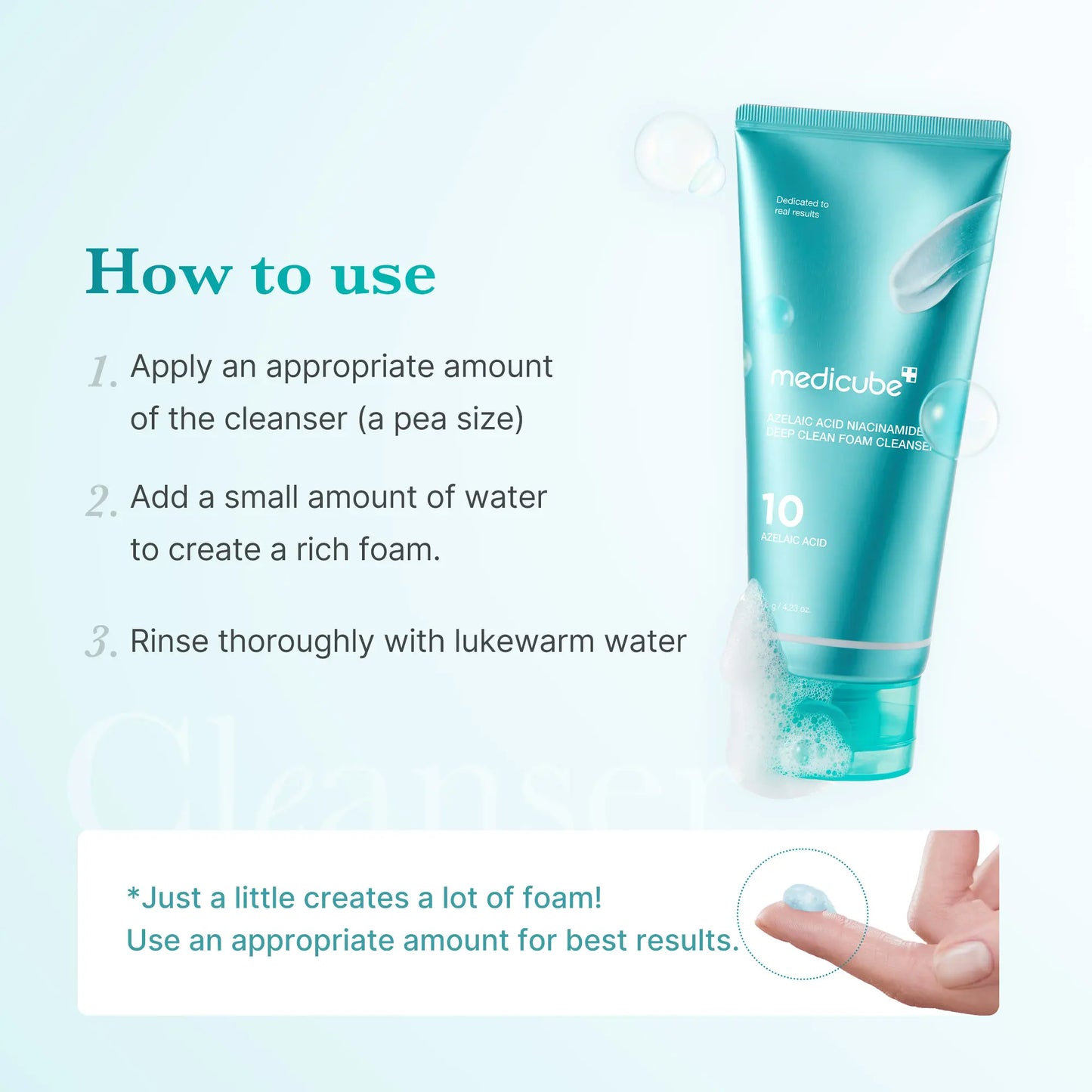 Azelaic Acid Gummy Whip Cleanser | Soothing Foam for Oily Skin