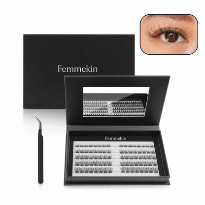 Femmekin No Glue Lash Kit - Self-Adhesive Eyelashes for Effortless Beauty