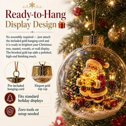 🎄Glowing Christmas Diorama Ornament