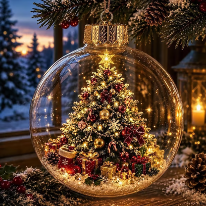🎄Glowing Christmas Diorama Ornament