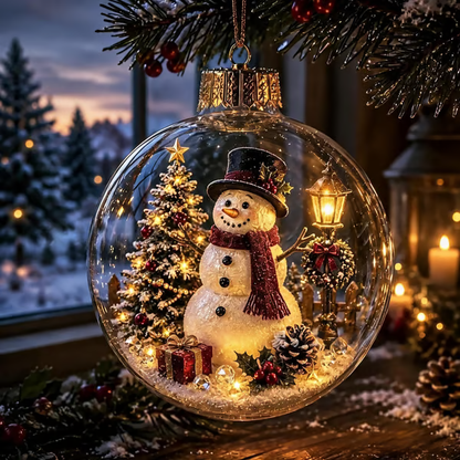 🎄Glowing Christmas Diorama Ornament