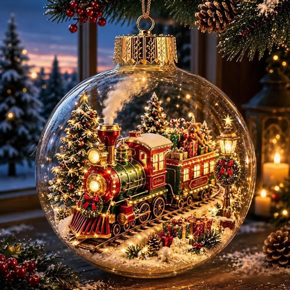 🎄Glowing Christmas Diorama Ornament