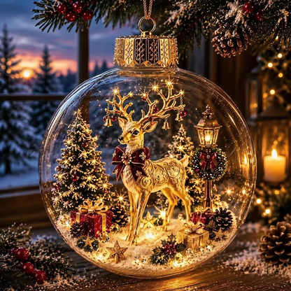 🎄Glowing Christmas Diorama Ornament