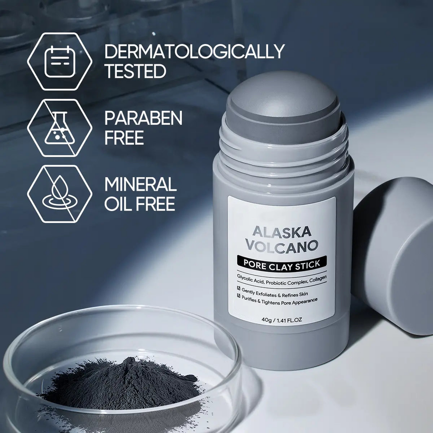 Volcano Clay Stick Blackhead Remover Pore Cleansing Mask
