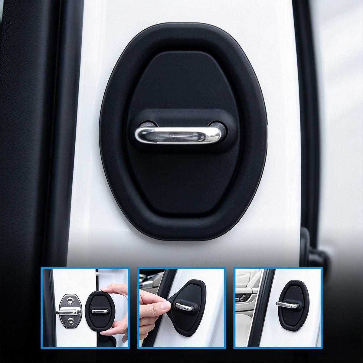Car Door Lock Protective Cover