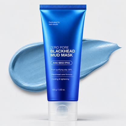 Zero Pore Blackhead Mud Mask |  3 min mud mask |  pore care | Strong Blackhead Absorption |