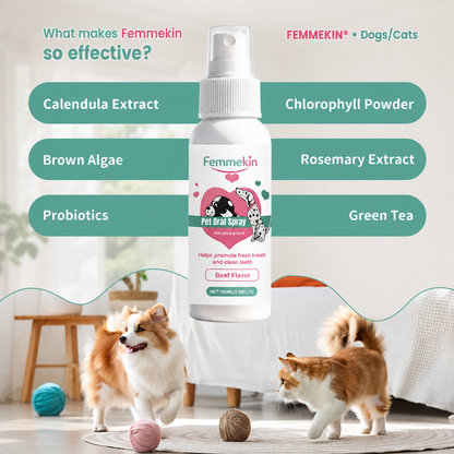 Femmekin Pet Tartar Control & Fresh Breath Oral Spray