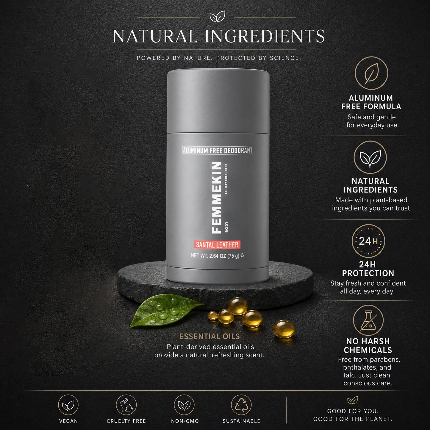 Aluminum Free Deodorant With 48 Hour Odor Protection