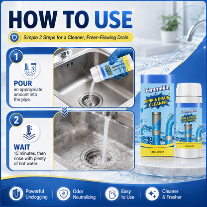 BUY MORE SAVE MORE⚡Femmekin Powerful Sink & Drain Cleaner