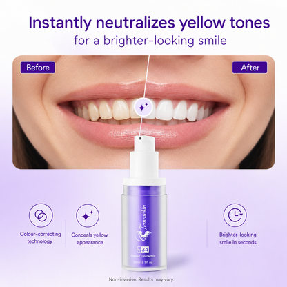 Purple Tooth Colour Corrector for Temporary Stain Concealing and Brightening