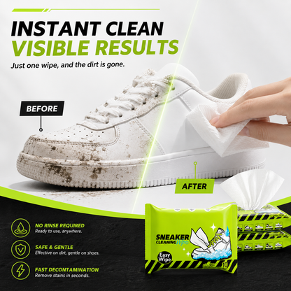 Complete Shoe Cleaning and Care Kit with Brushes and Stain Removal Wipes