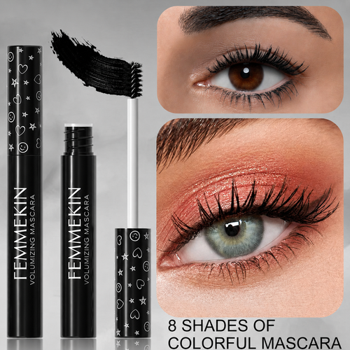 Femmekin Colorful Volumizing Mascara for Bold, Long Lashes