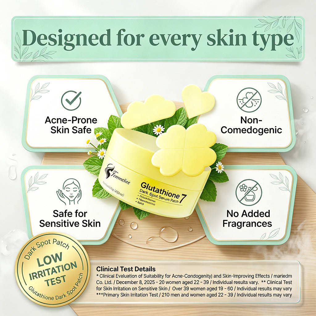 Glutathione Brightening Hydrogel Spot Patches for Dark Spot and Tone Care