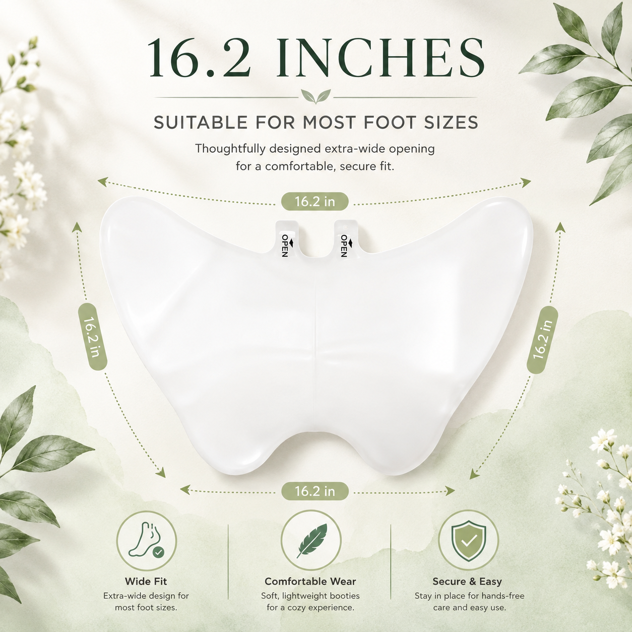 3 Pack Exfoliating Foot Peel Mask for Smooth Feet